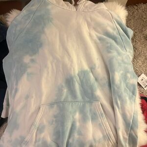 BLUE TIE DYE HOODIE